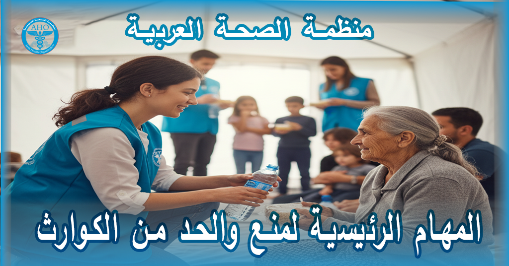 المهام الرئيسية لمنع والحد من الكوارث